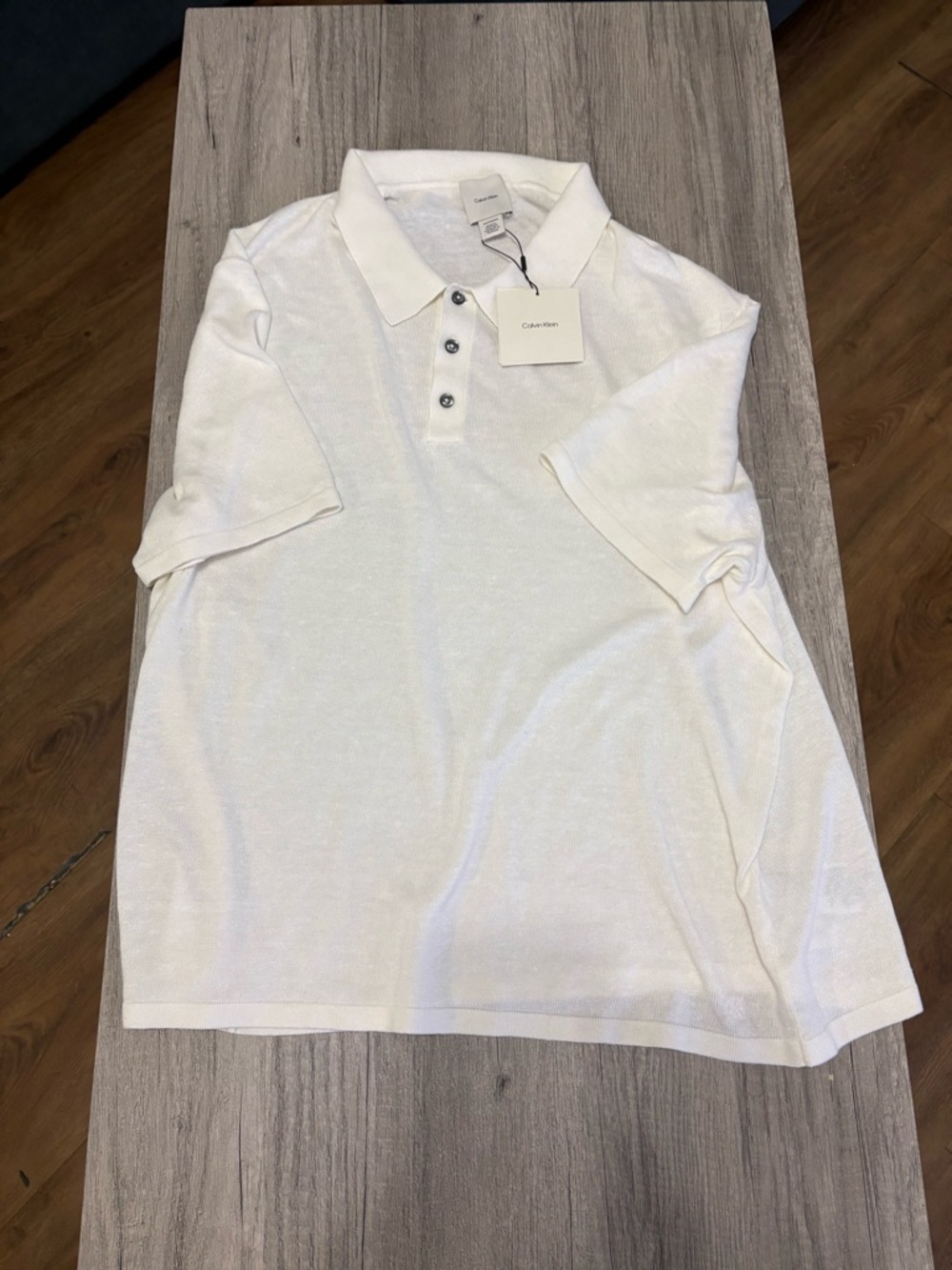 Calvin Klein White Men's Polo Shirt